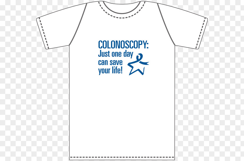 Text T-shirt Design Colorectal Cancer Collar Logo Symbol PNG