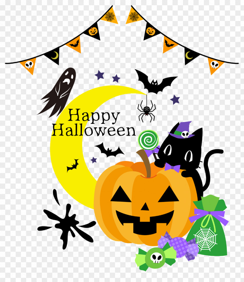 Design ハロウィン!ハロウィン! Graphic Clip Art PNG