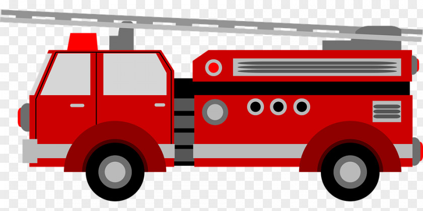 Firefighter Fire Engine Red Department Clip Art PNG