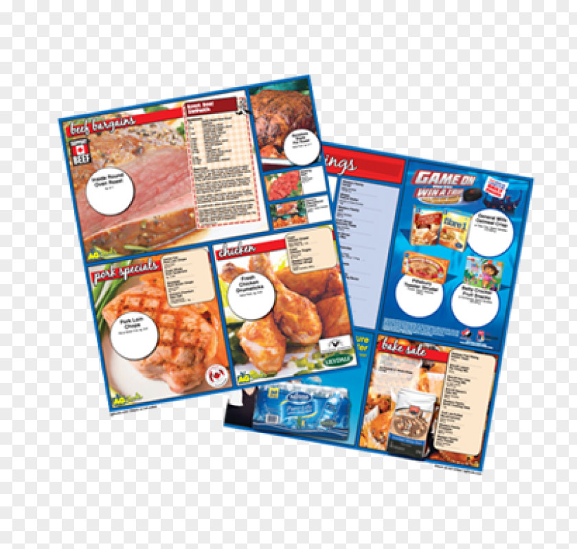 Flyer Food Product Advertising Frozen PNG