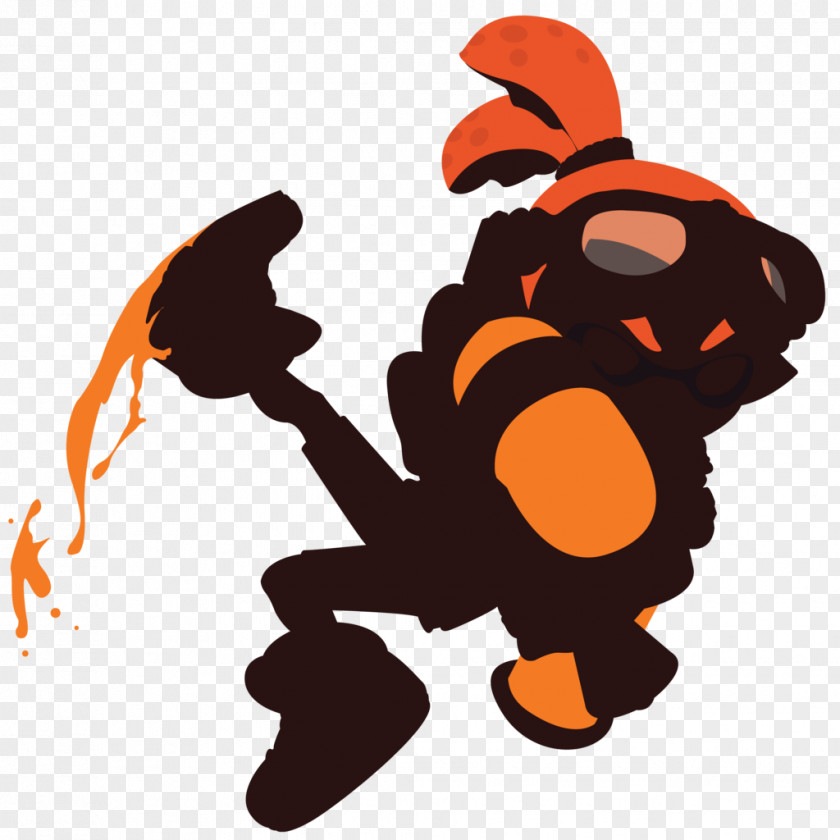 Orange Sunset Texture Splatoon 2 Fan Art Male Drawing PNG