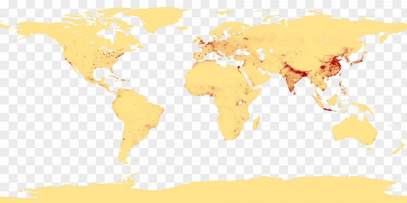 Population World Map Human Overpopulation Geography PNG