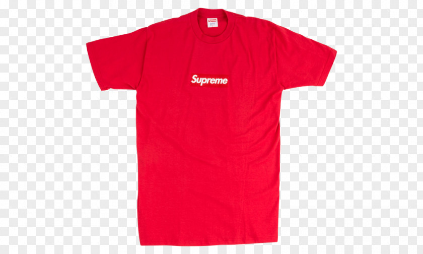 Supreme T-shirt Polo Shirt Sleeve Collar Red PNG