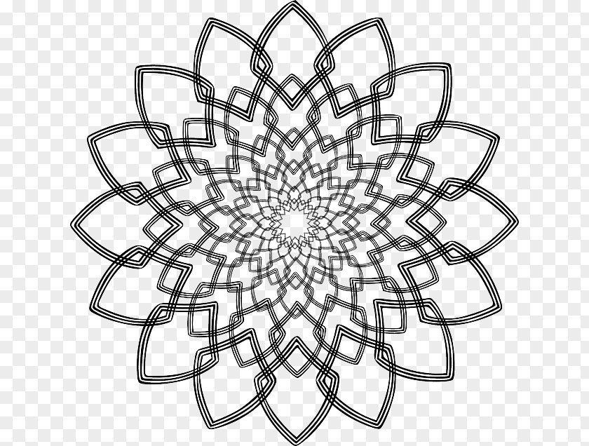 Flowers Pattern Chakra Vishuddha Clip Art PNG