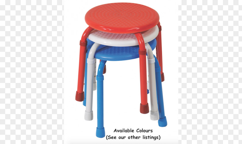 Multipurposefluorescent Plastic Stool Furniture Shower Chair PNG