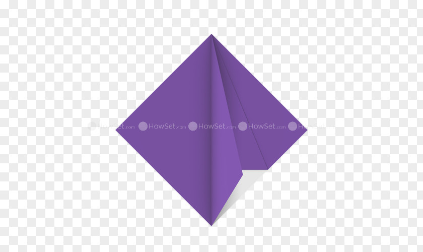 Triangle Paper Diagonal Origami PNG