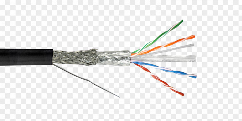 Twisted Pair Electrical Cable Category 6 5 Computer Network PNG