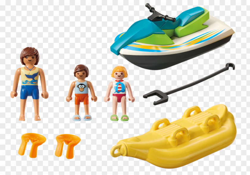 Jet Moto 3 Box Art Playmobil Personal Watercraft With Banana Boat 6980 PNG