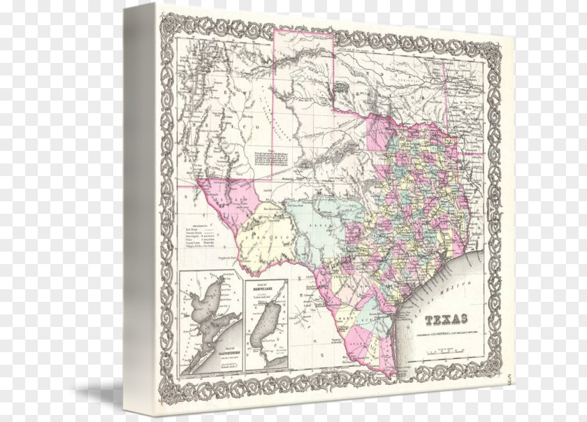Map Texas Douchegordijn Throw Pillows Pink M PNG