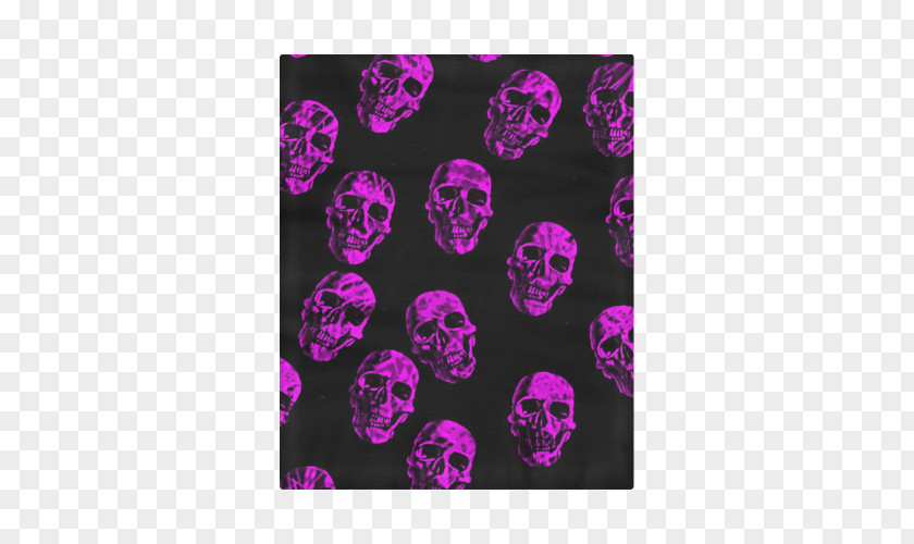 Skull Print Human Symbolism Art Curtain Douchegordijn PNG