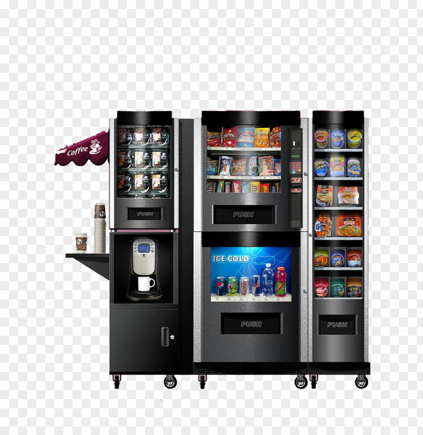 Coffee Beverages Automatic Vending Machines Machine Drink Franchising Sales PNG