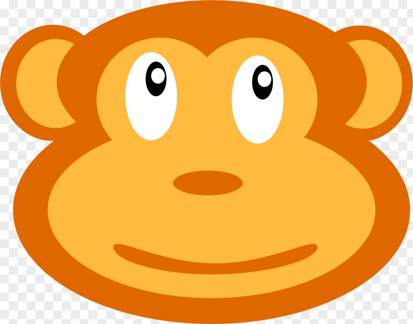 Monkey Clipart Snout Whiskers Clip Art PNG