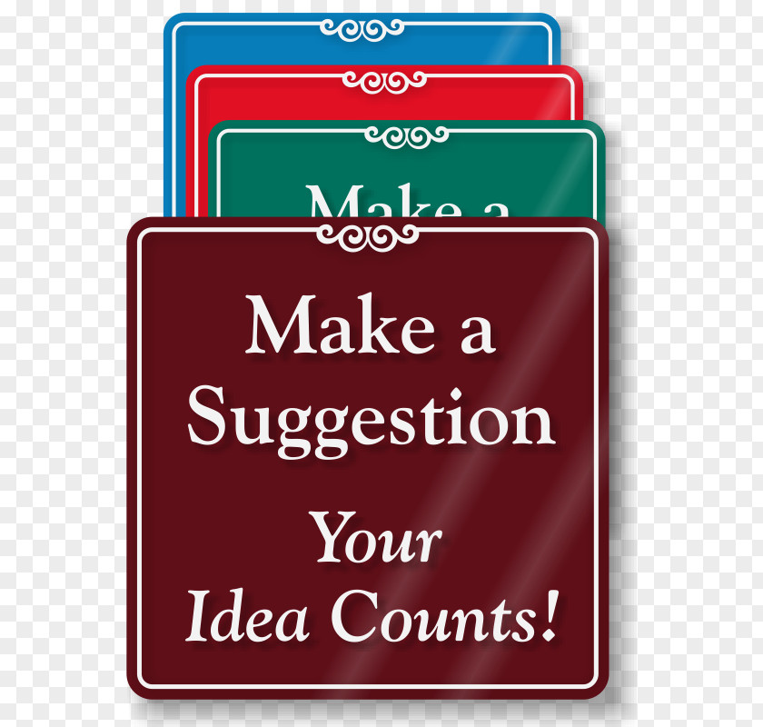Suggestion Box Service Rectangle Idea PNG