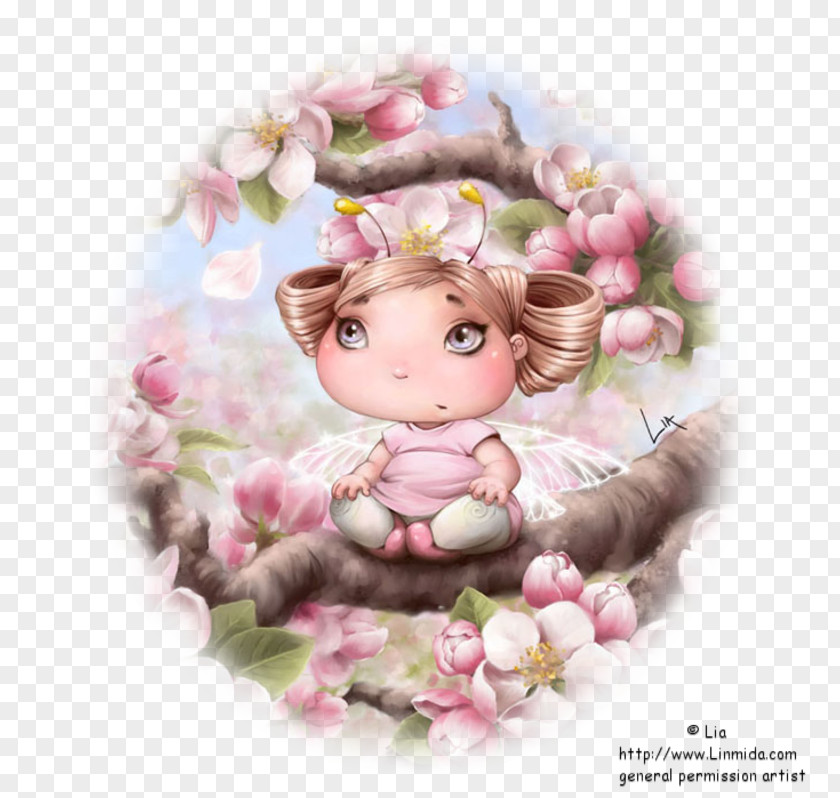 Apple Blossom Fairy Night Drawing Art PNG