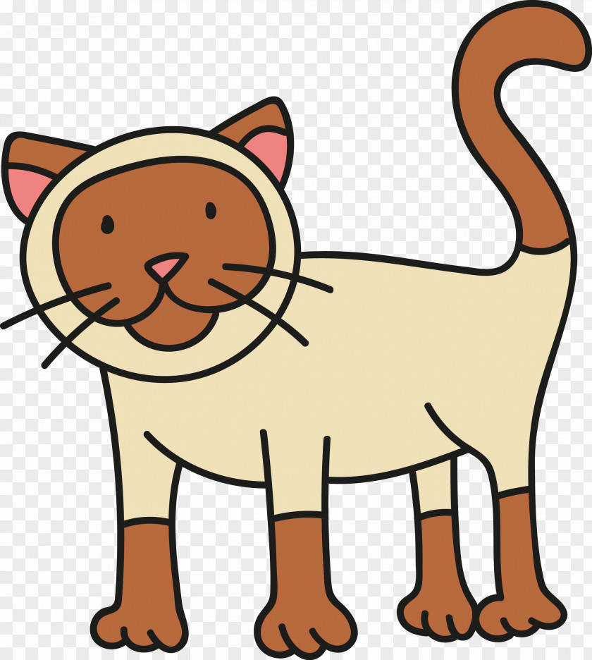 Creative Cat Kitten Whiskers Clip Art PNG