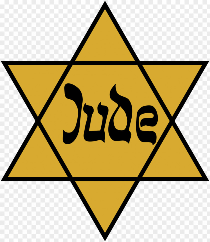 Judaism The Holocaust Star Of David Yellow Badge Jewish People PNG