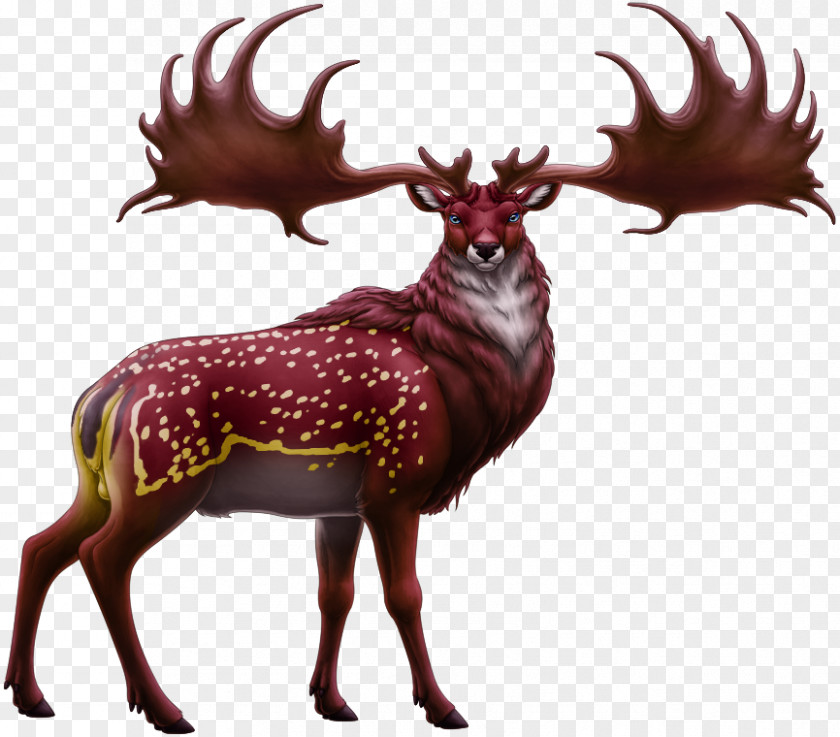 Reindeer Irish Elk Antler PNG