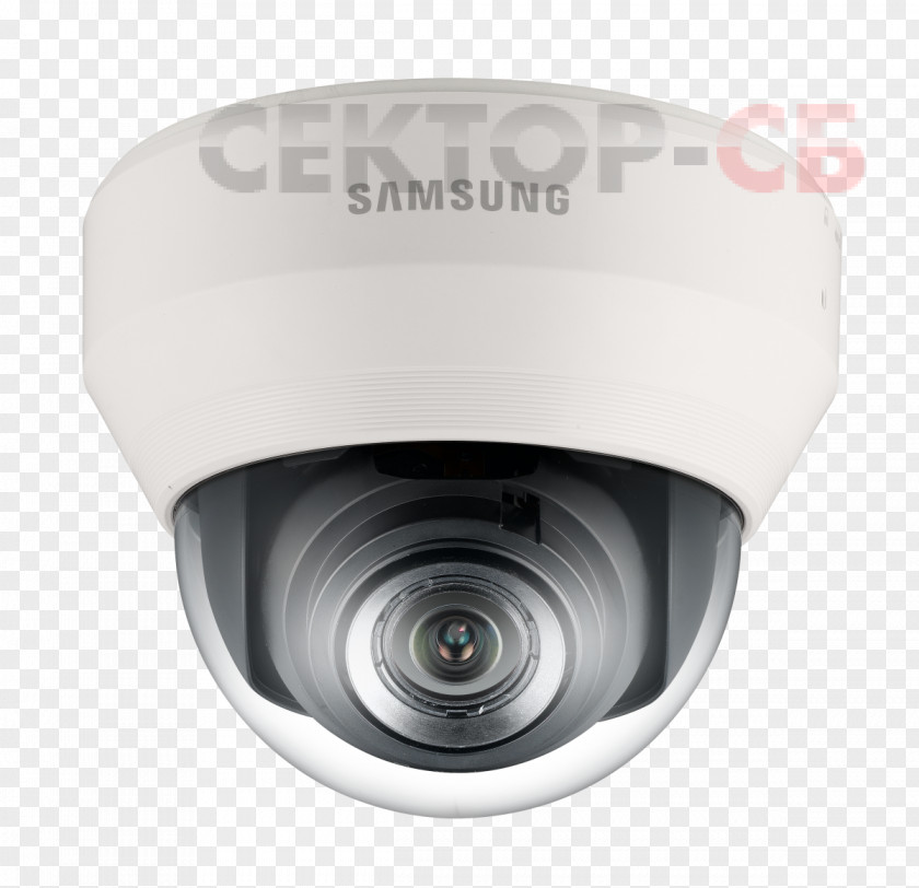Dome IP Camera Closed-circuit Television Samsung Hanwha Techwin PNG