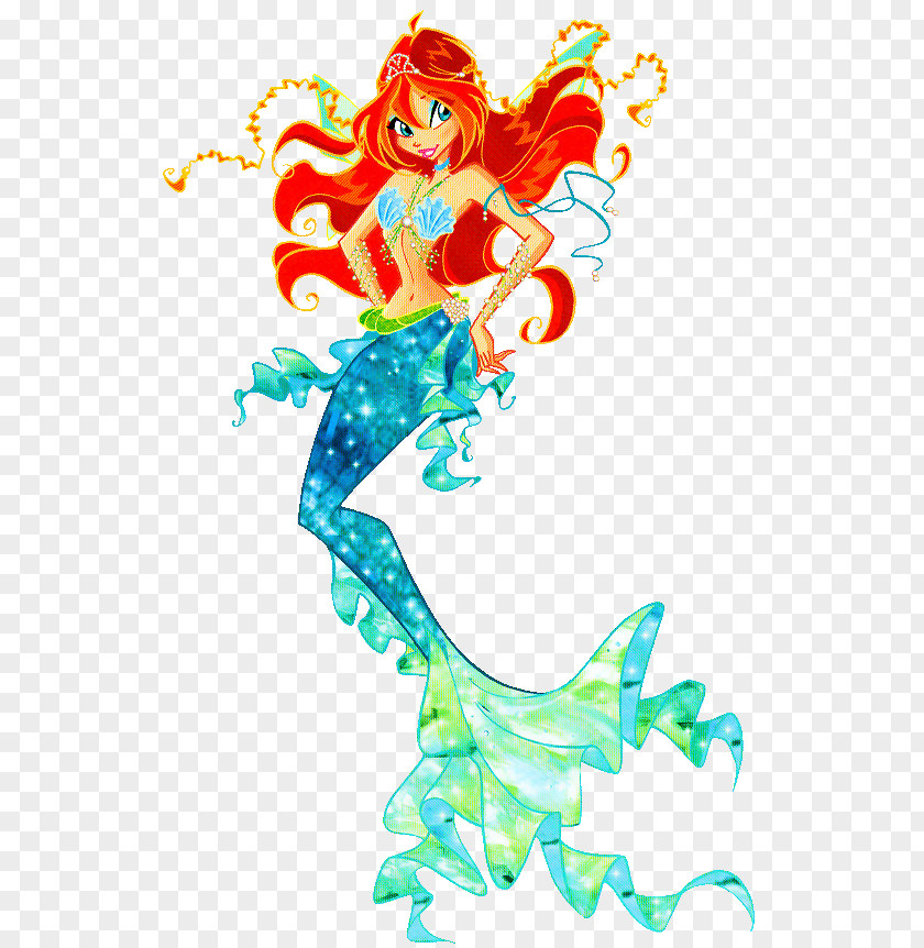 Mermaids Bloom Stella Flora Musa Roxy PNG