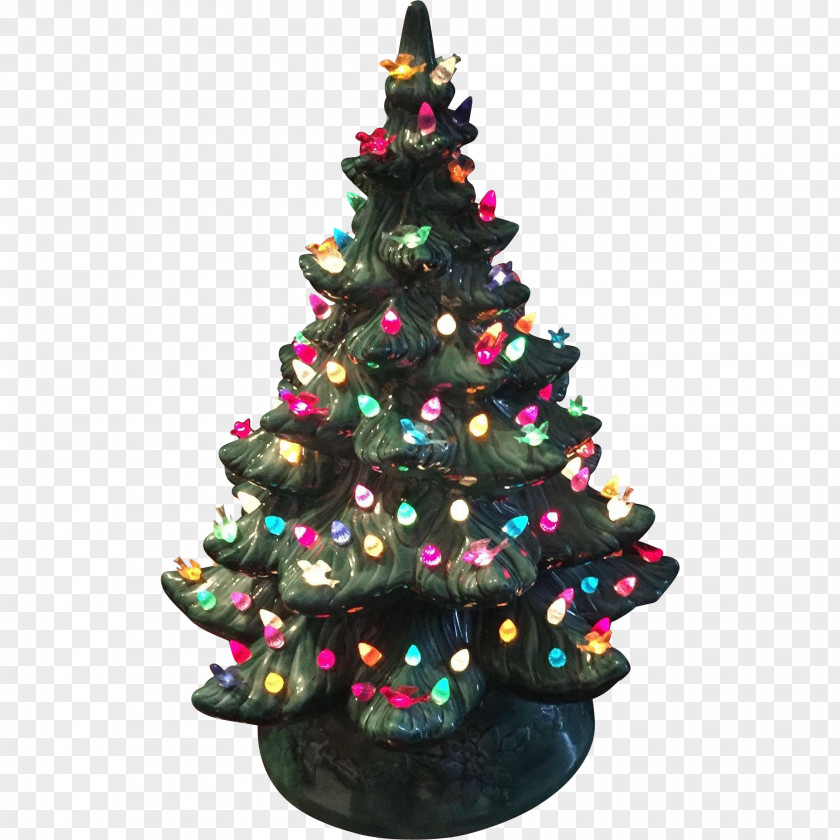 Neon Christmas Tree Spruce Decoration Ornament Fir PNG
