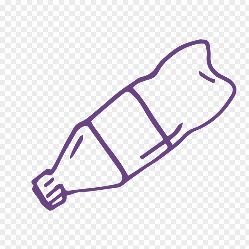 Plastic Bottle Purple Violet PNG