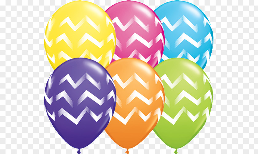 Balloon Number 0 Foil Chevron Stripe Balloons Party Latex Qualatex PNG