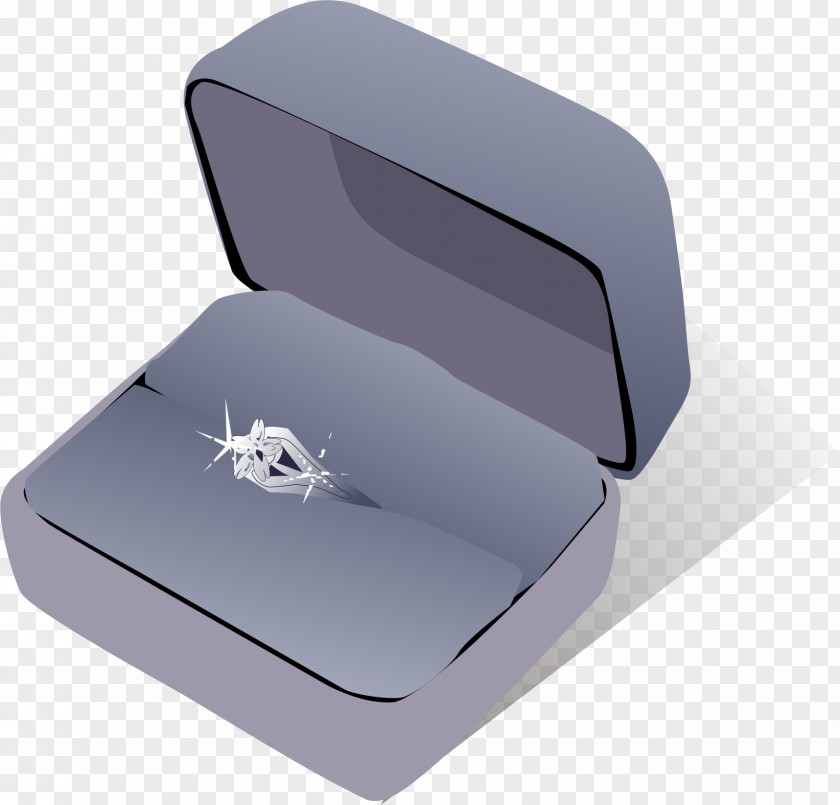 Box Diamond Ring PNG