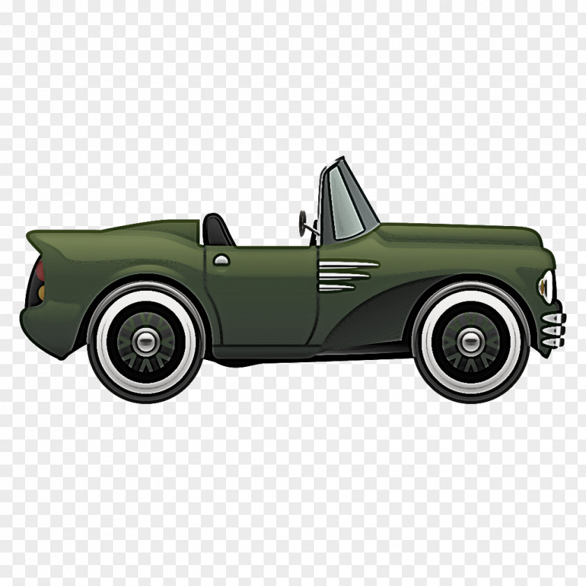 Convertible Model Car Land Vehicle Classic Vintage PNG