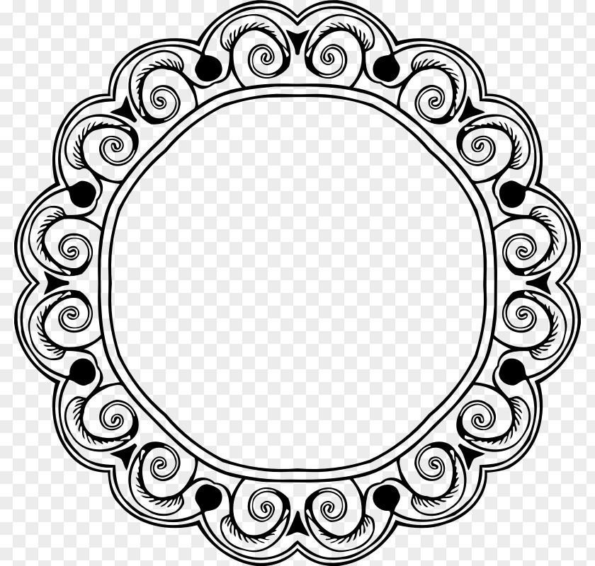 Design Picture Frames Borders And Black White PNG