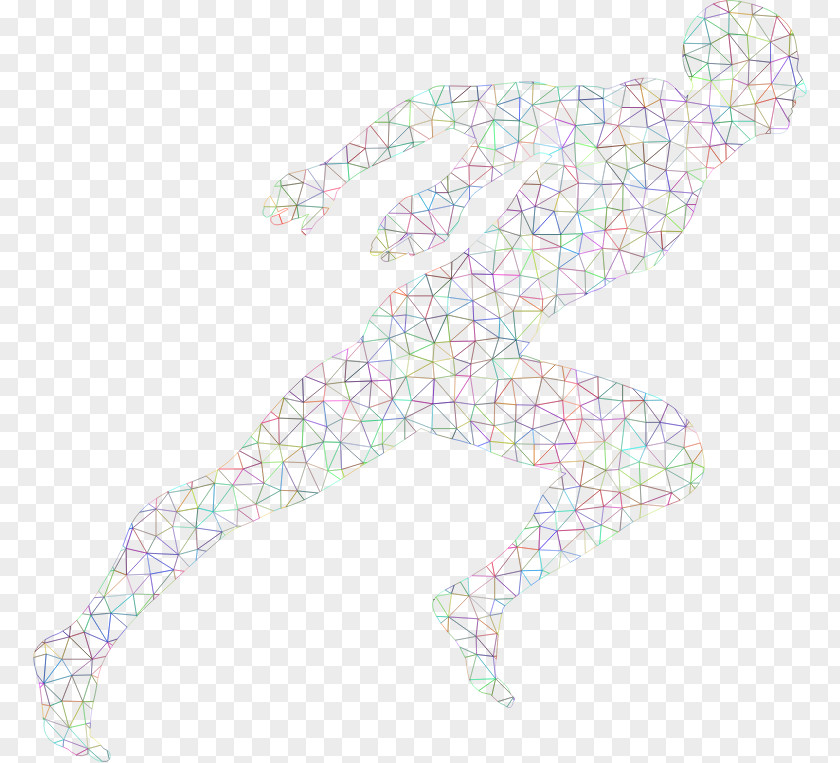 Low Polygon Border Vertebrate Art Pattern PNG