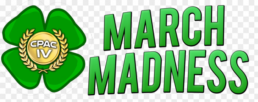 March Madness Logo Green Font Brand Character PNG