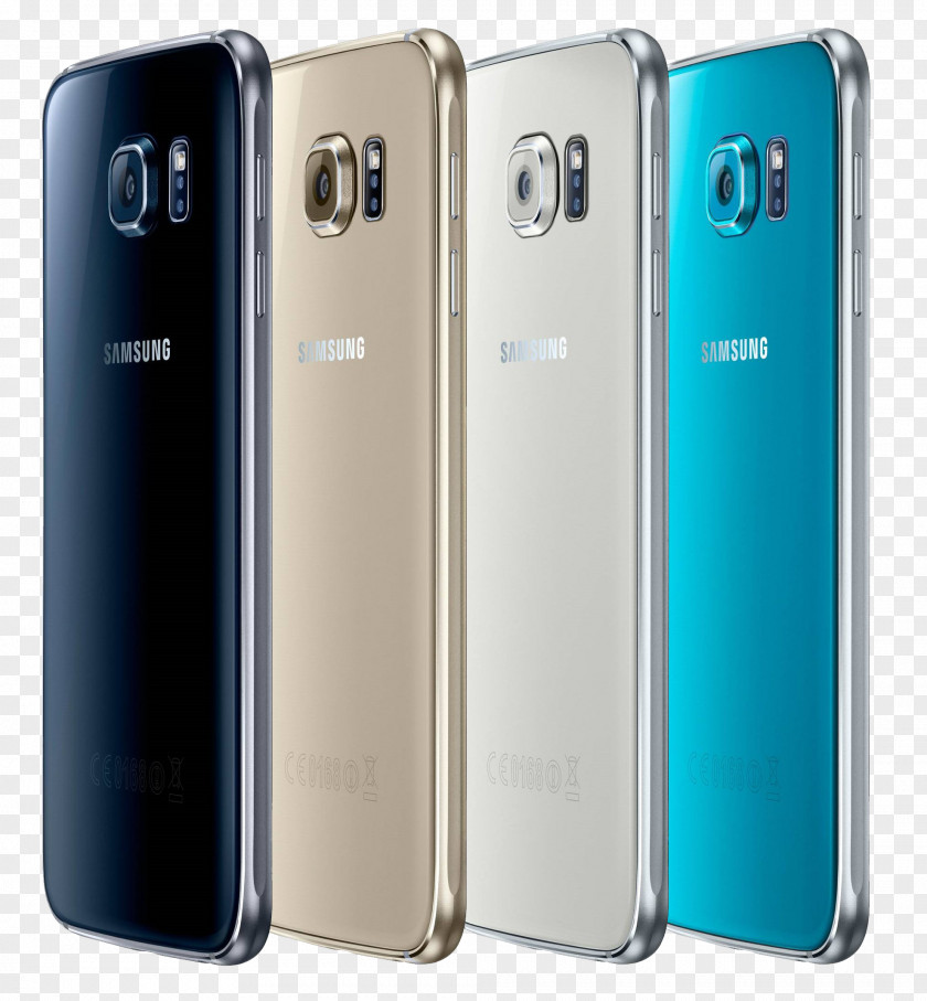 Samsung Galaxy S6 Edge 4G Smartphone PNG
