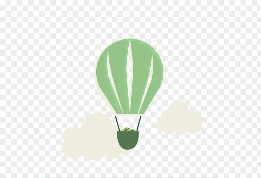 Staterg Hot Air Balloon Green Desktop Wallpaper PNG