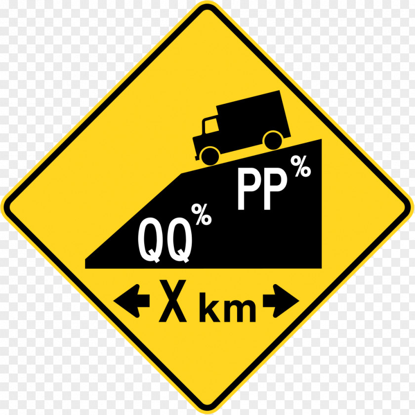 Hill Road Traffic Sign Photography Warning PNG