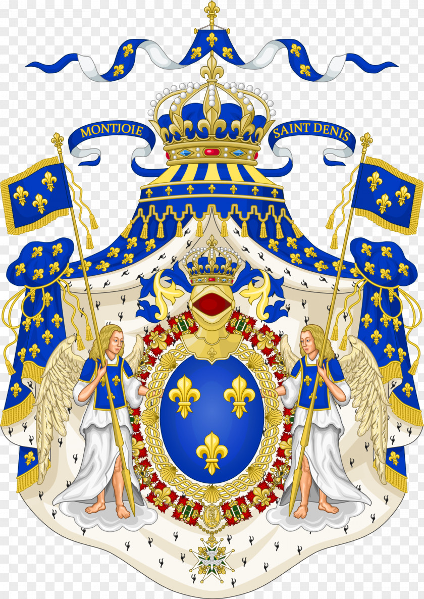 Italy Kingdom Of France National Emblem Coat Arms House Bourbon PNG
