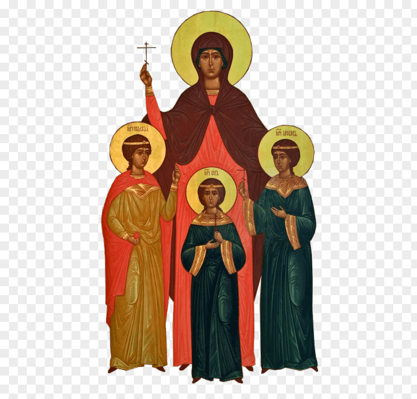Saints Faith, Hope And Charity PNG