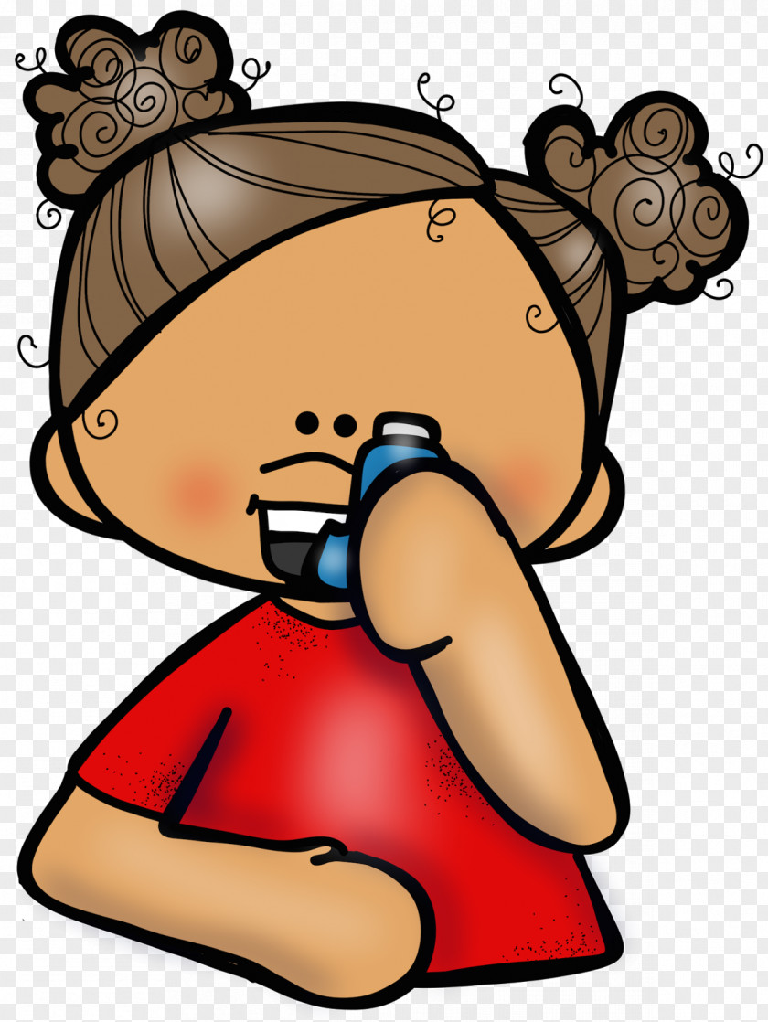 Using Asthma Metered-dose Inhaler Child Clip Art PNG