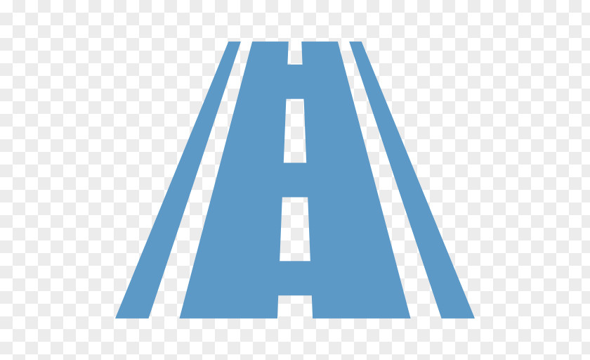 Lane Electric Blue Road Cartoon PNG