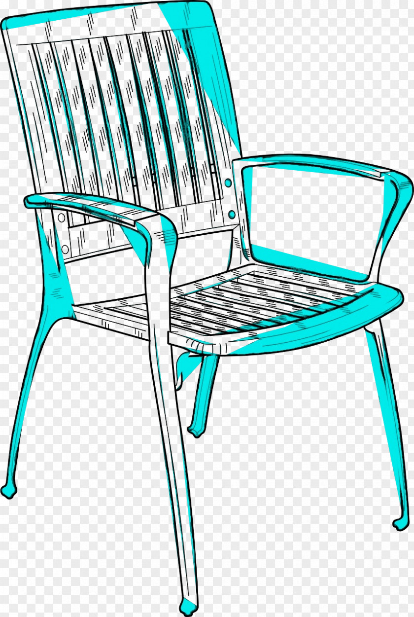 Outdoor Furniture Chair Line PNG