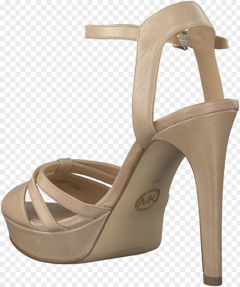 Sandal High-heeled Shoe Footwear Beige PNG