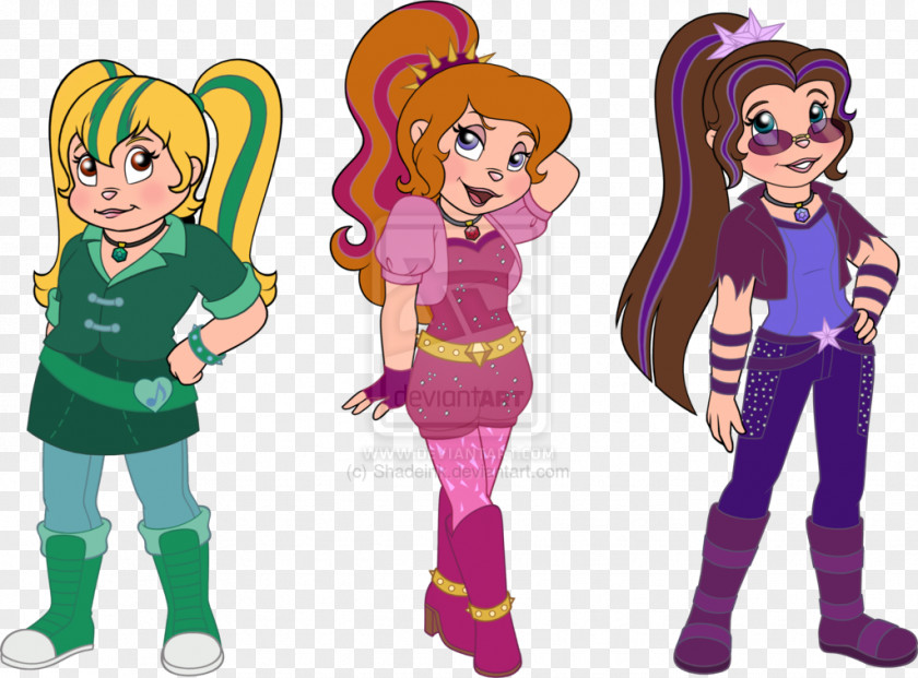 Alvin And The Chipmunks Seville Rainbow Dash Chipettes PNG