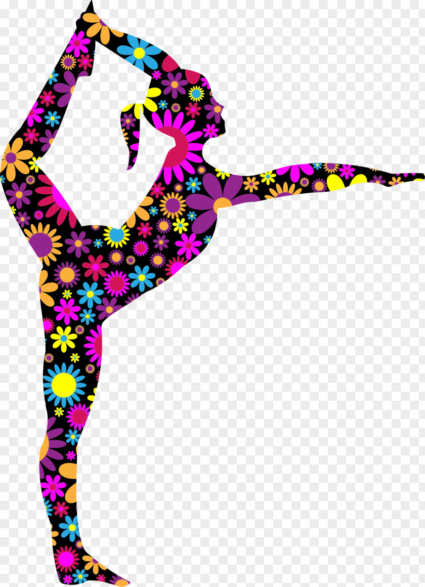 Arabesque Ballet Dancer Silhouette Stretching Clip Art PNG