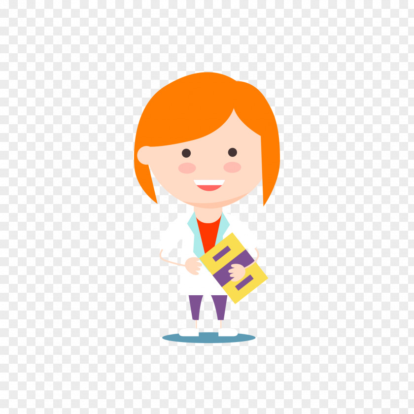 Holding A Book Of Female Scientists Scientist Clip Art PNG