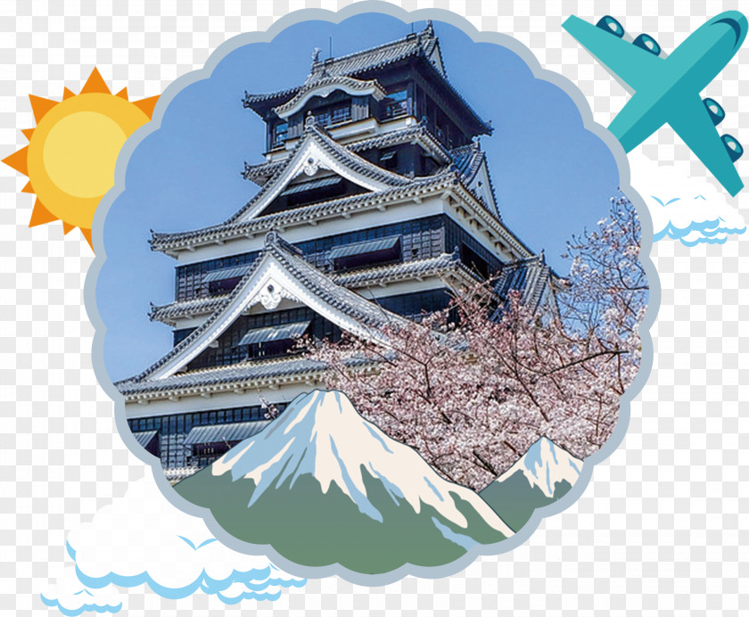 Osaka, Japan Tourism Decoration Kumamoto Castle 2016 Earthquakes Japanese PNG