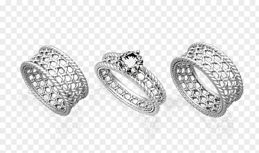 Ring Platinum Jewellery Rhinestone PNG