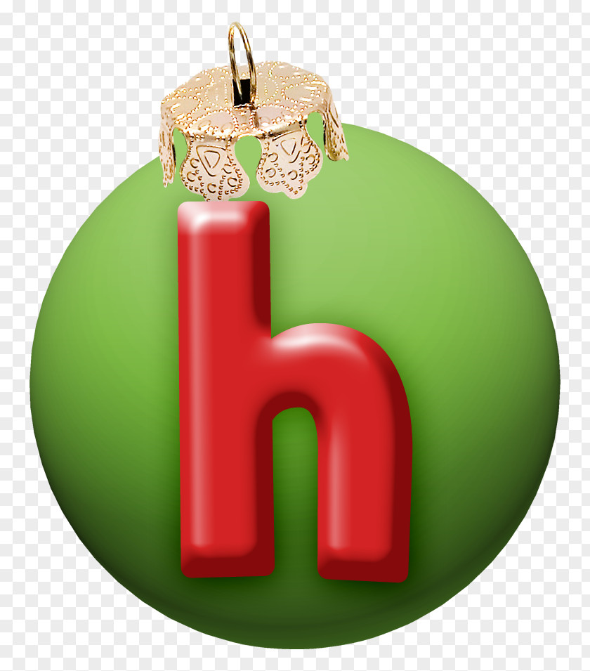Christmas Letter H Typeface Font PNG