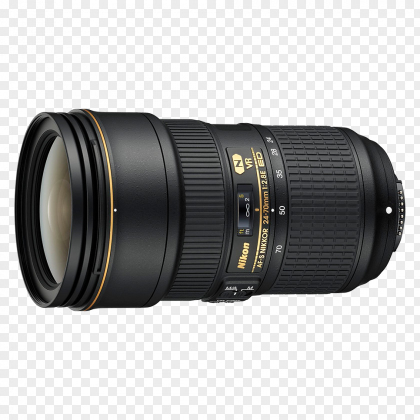 Zoom Nikon AF-S DX Nikkor 35mm F/1.8G Canon EF 24-70mm F/2.8G ED Camera Lens PNG