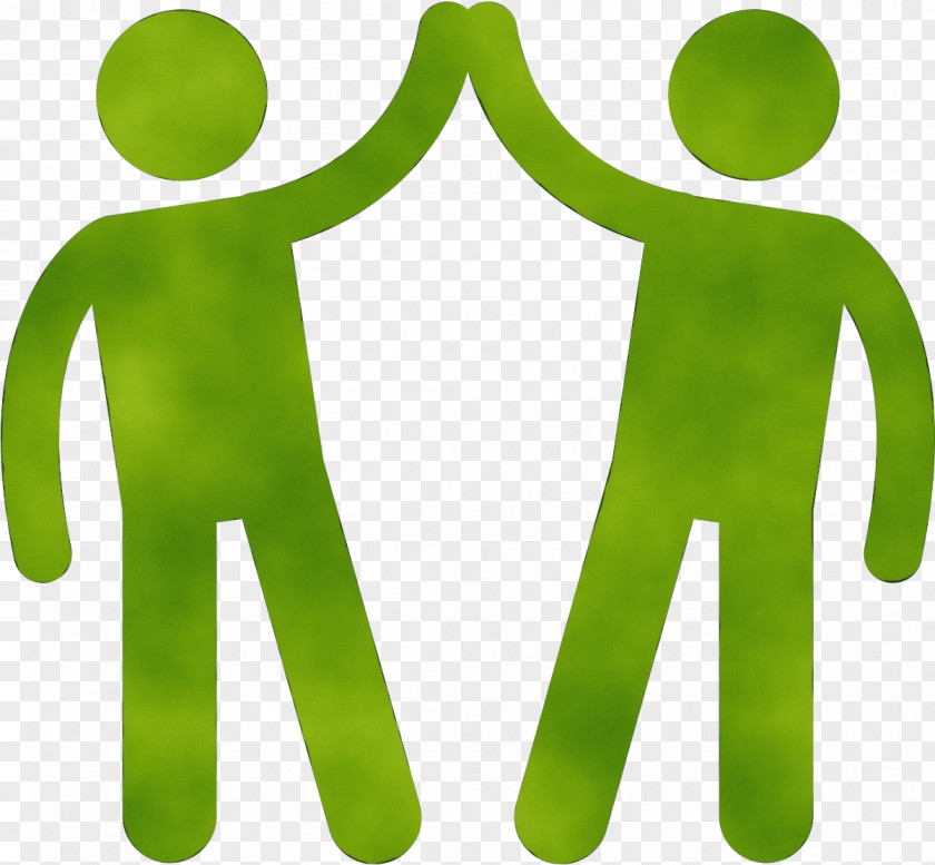 Gesture Green High Five PNG