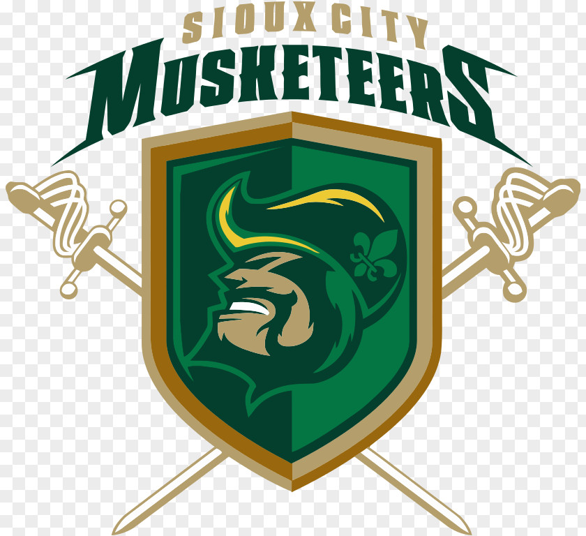 Ohio Hockey Vs Iowa State Sioux City Musketeers Team United States League Tyson Events Center Logo PNG