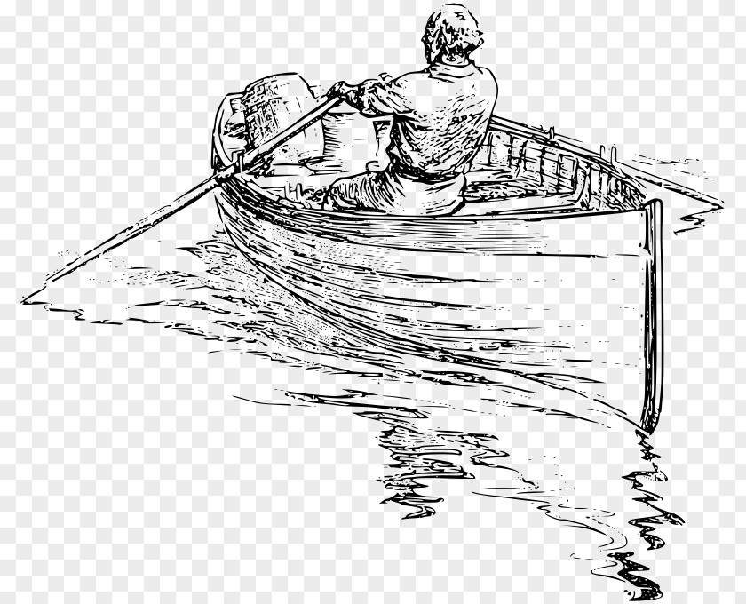 Rowing Drawing Boat Clip Art PNG